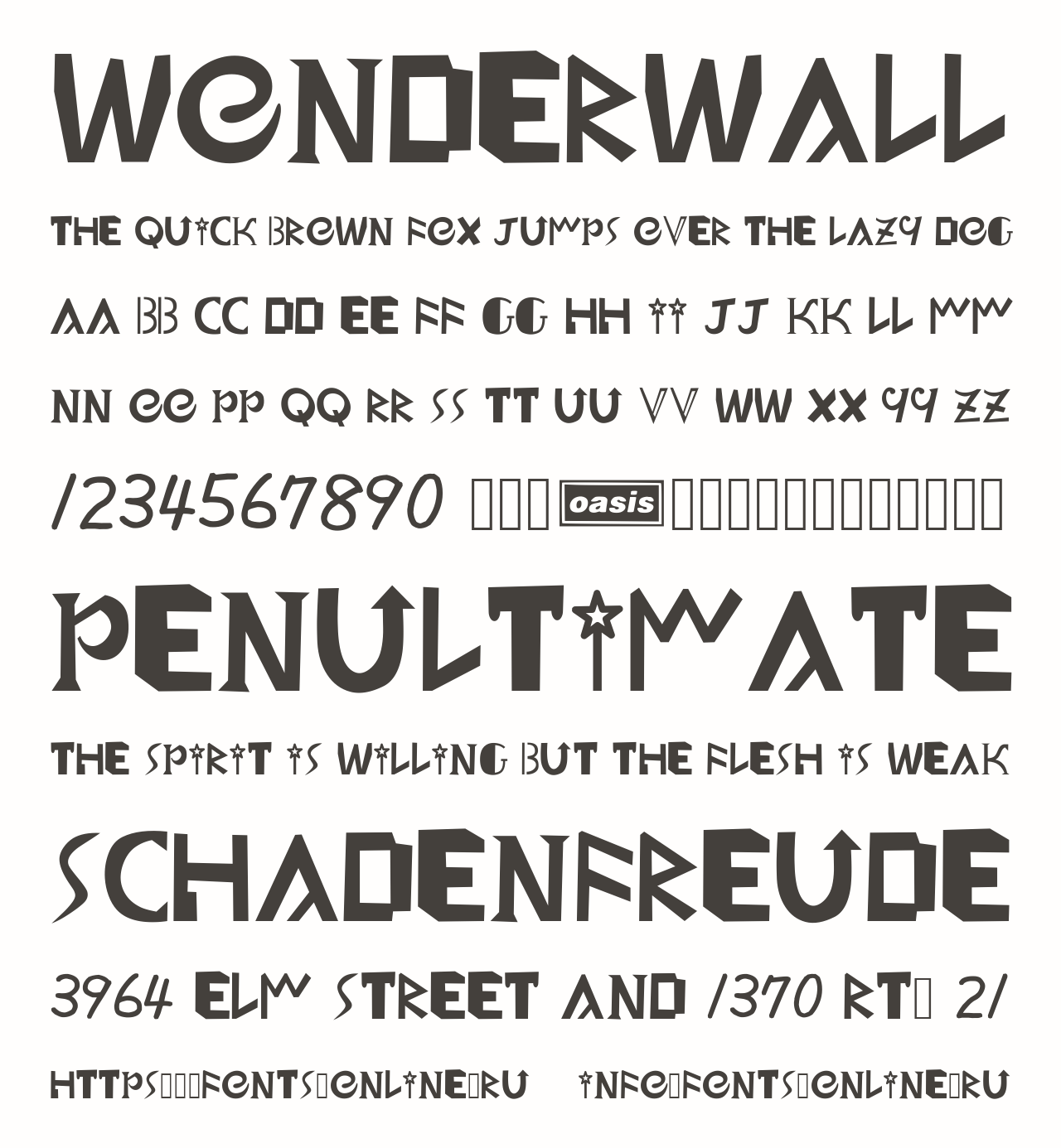 Download Wonderwall Font Free - Unique and Stylish Design