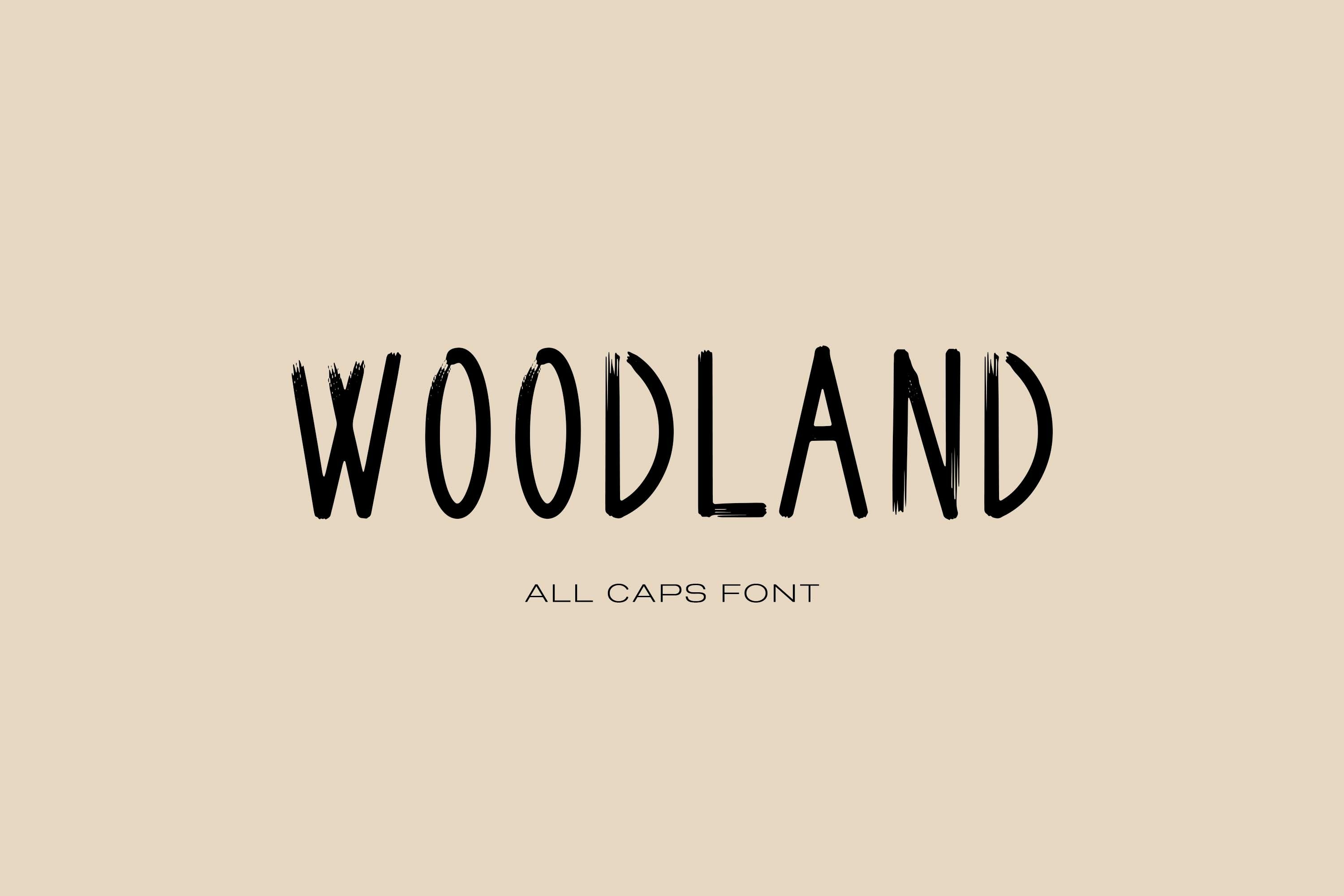 Download Woodland Font Free - Nature-Inspired Typography