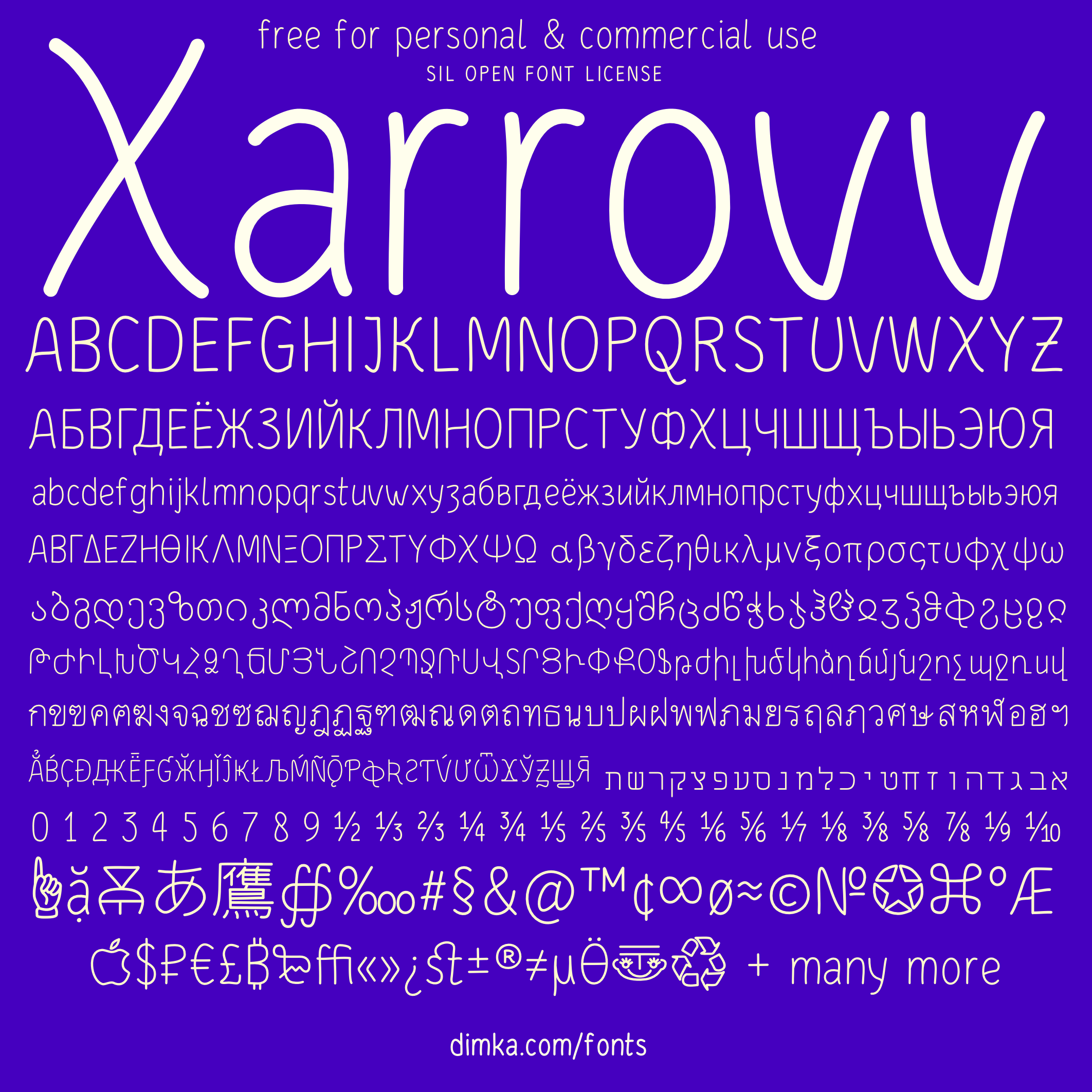 Download Xarrovv Font Free - Unique Modern Typeface