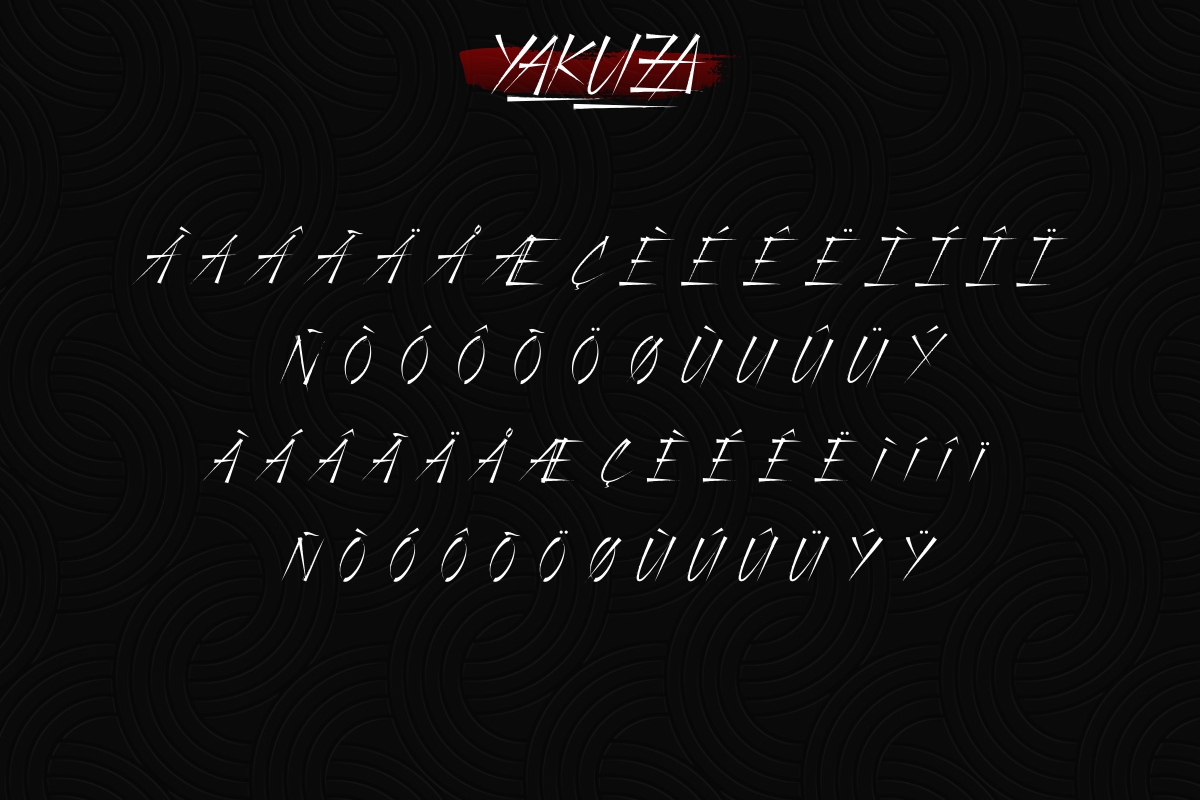 Download Yakudza Bold Free - Stylish Display Font for Impact