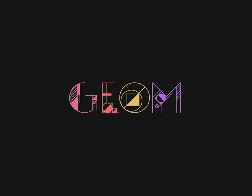 Download GEOM Font Free - Modern Geometric Typeface