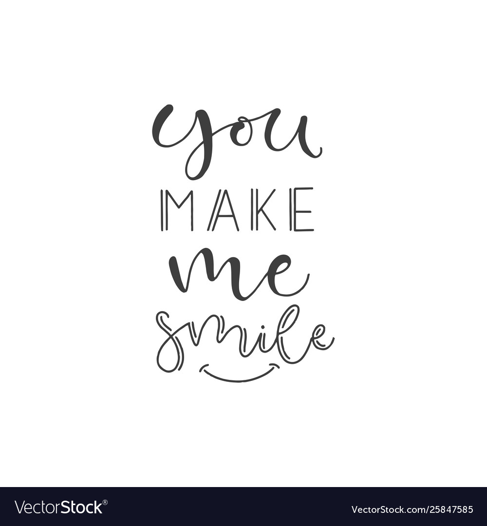 Скачайте бесплатно шрифт You Make Me Smile - жизнерадостный типографический стиль