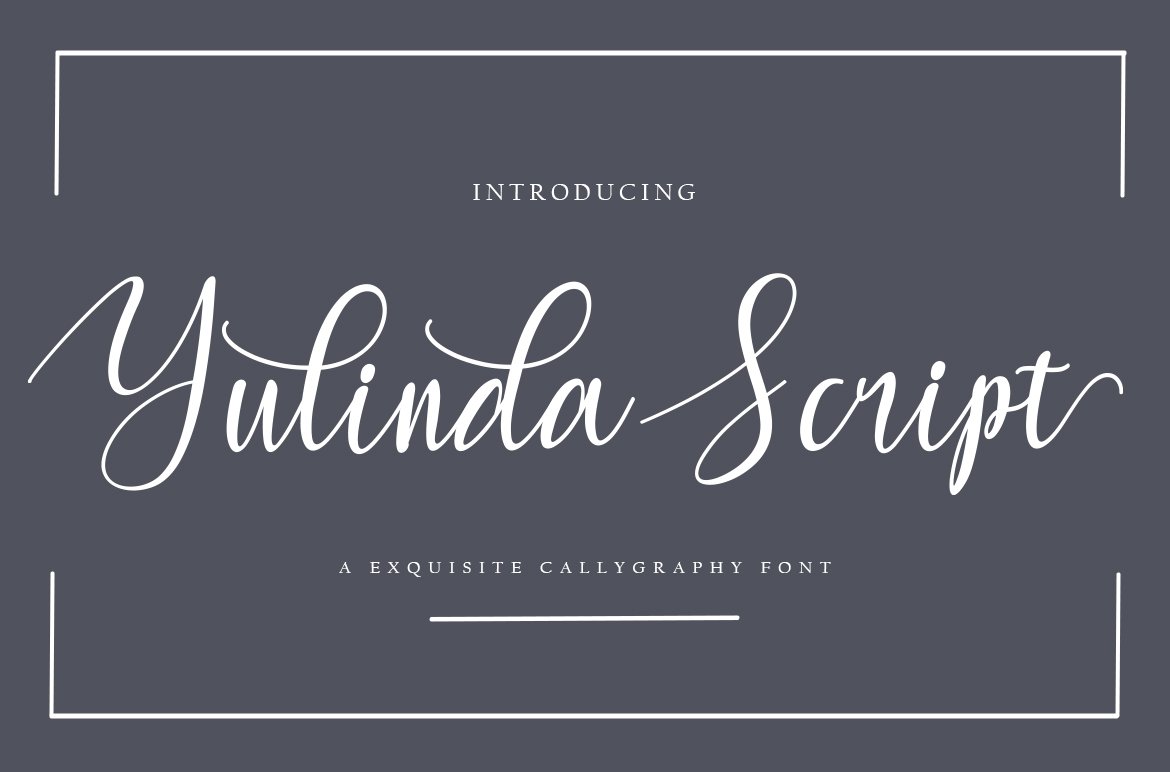 Download Yulinda Font Free - Stylish and Versatile Typeface