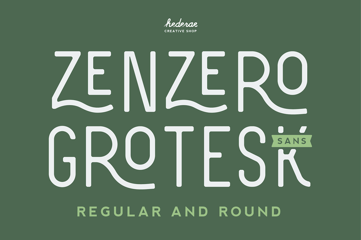 Бесплатно скачайте шрифт Zenzero Grotesk — современный шрифт для дизайна