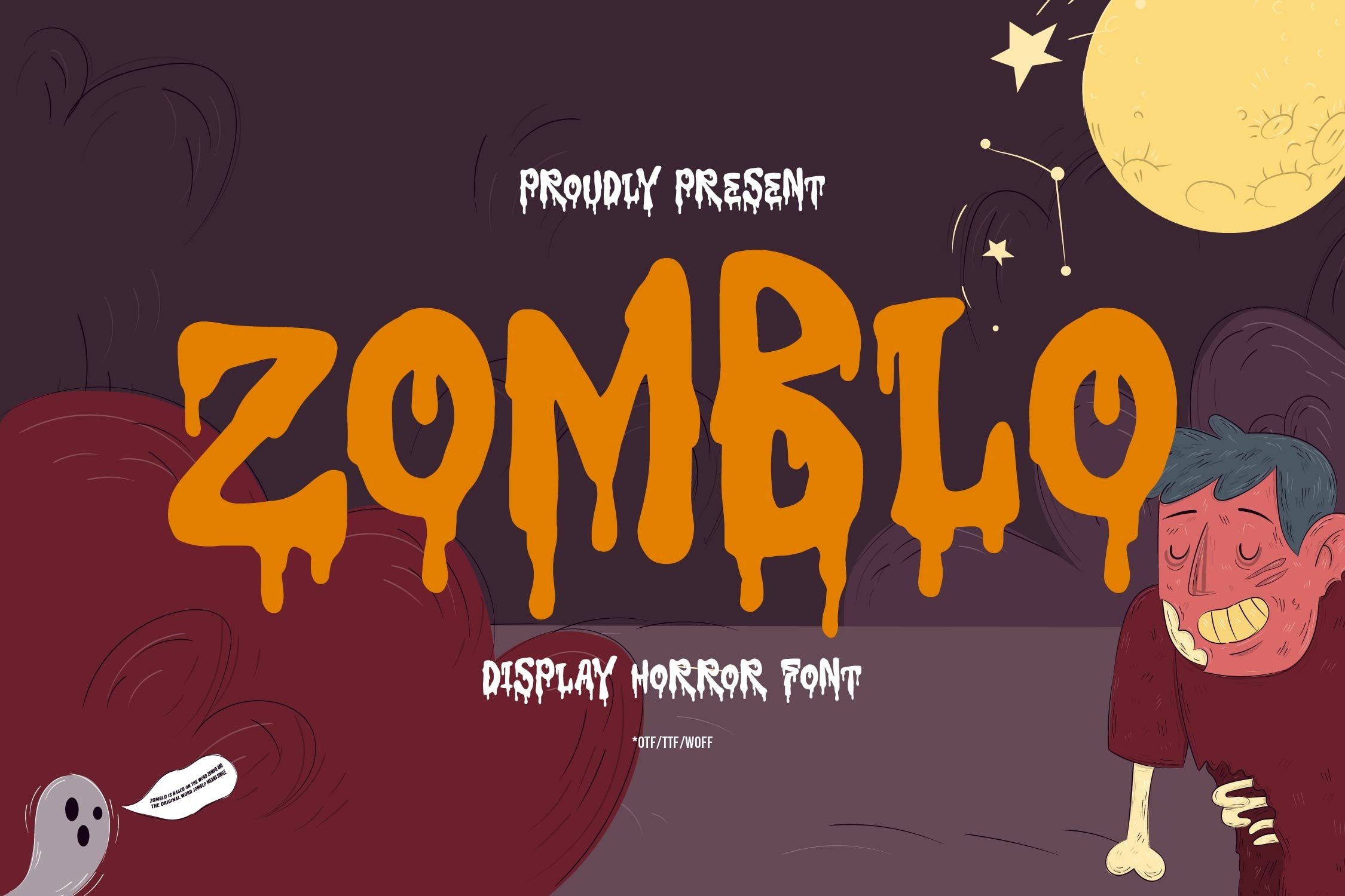 Zomblo Schriftart herunterladen - Einzigartige und fesselnde Designs