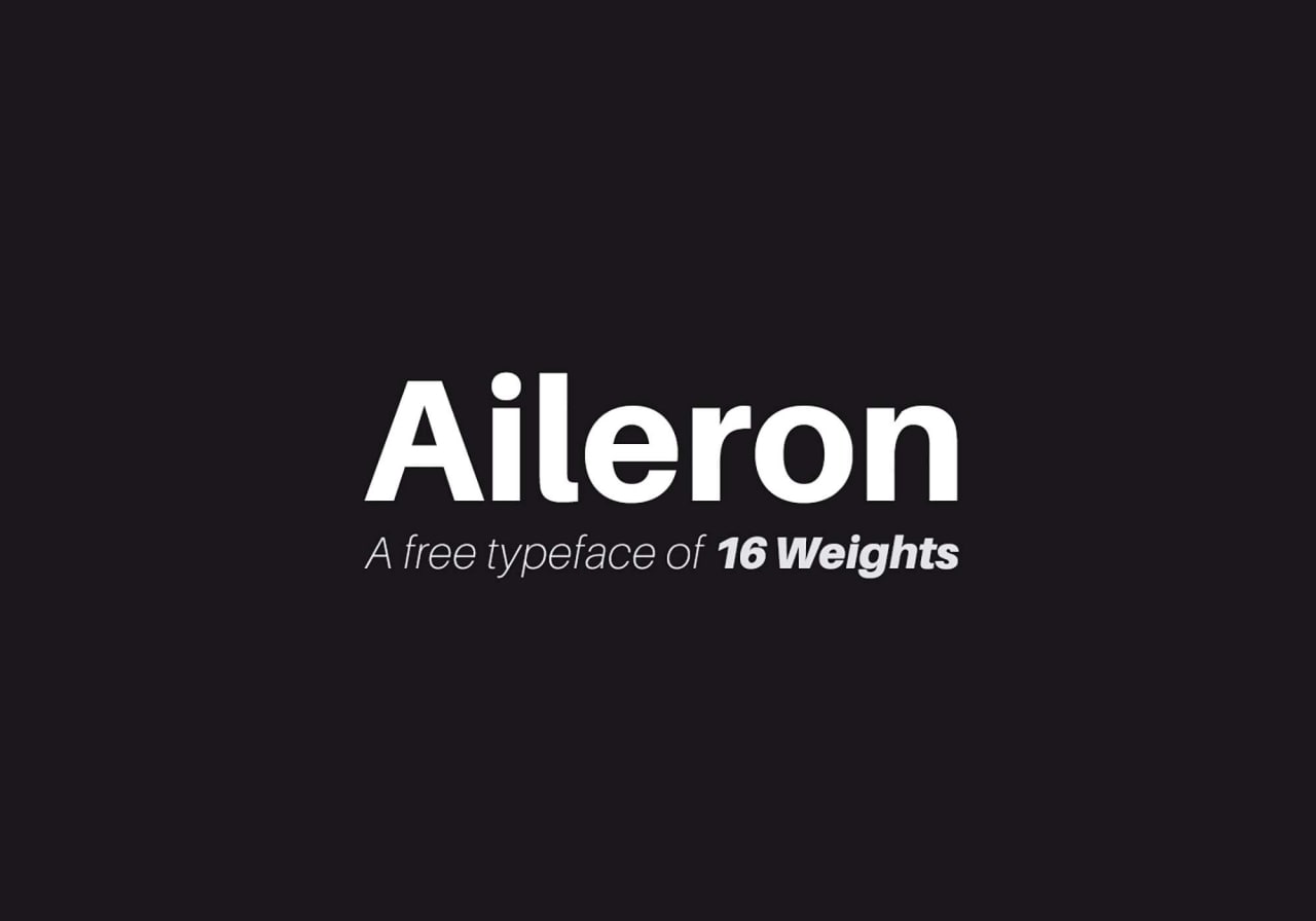 Download Aileron Font Free - Modern and Versatile Typeface