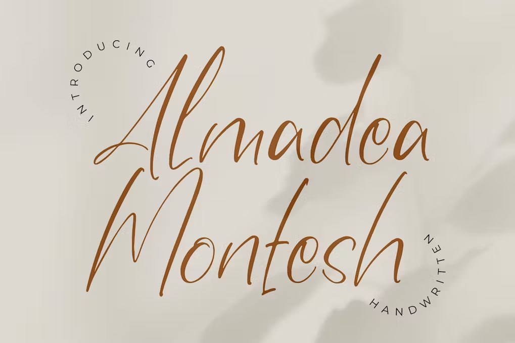 Download Almadea Montesh Handwritten Font for Free Today!