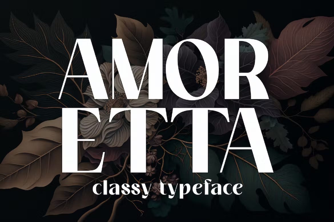 Скачайте бесплатно шрифт Amoretta Classy – идеальная элегантность