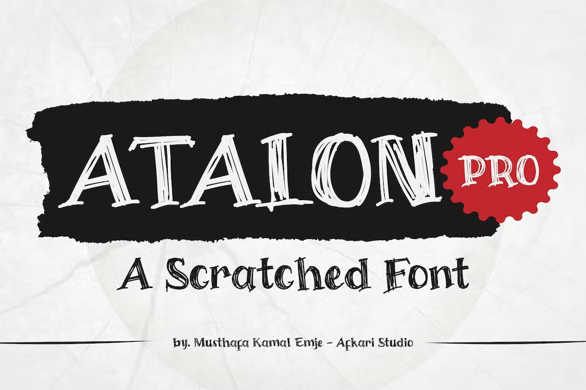 Download Atalon Pro - Free Scratch Handwritten Font