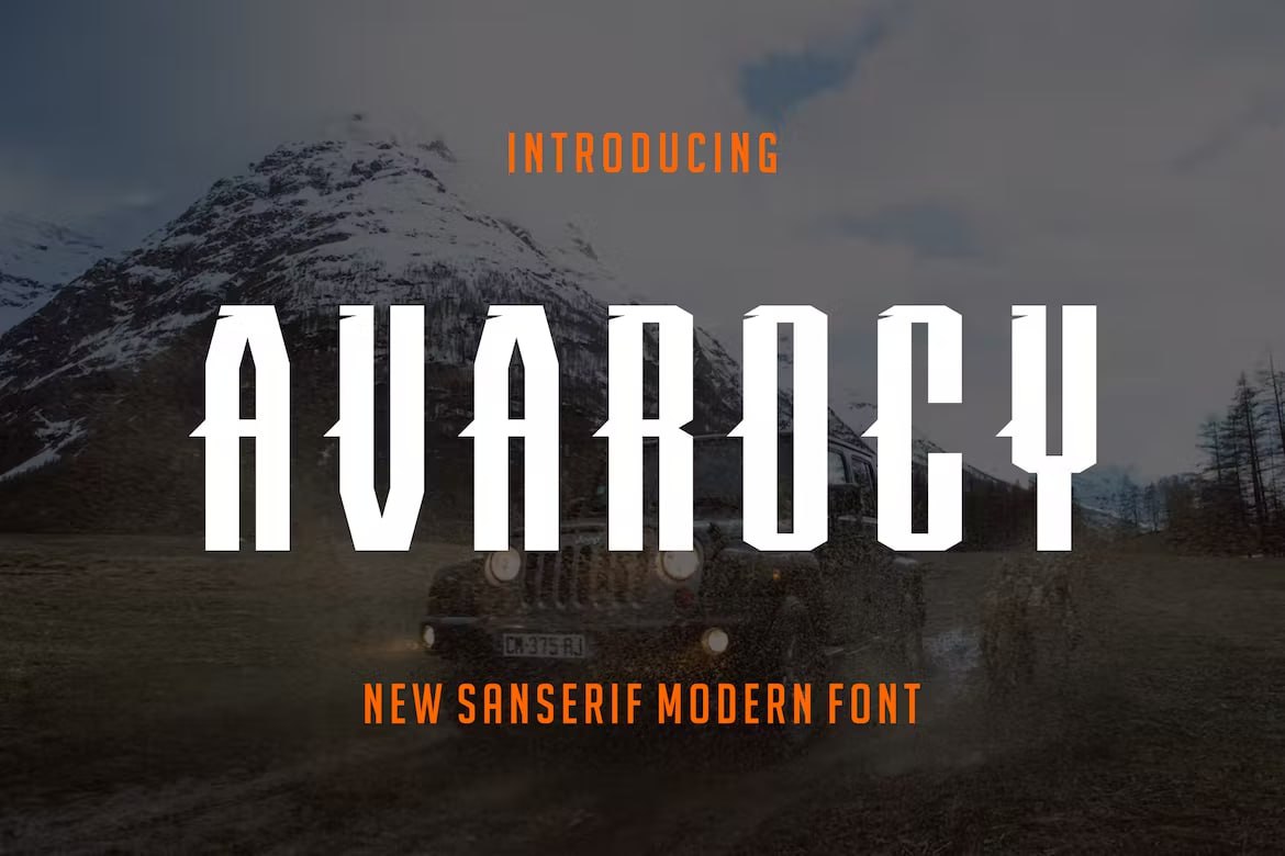 Download Avarocy Fonts Free - Modern & Versatile Typeface