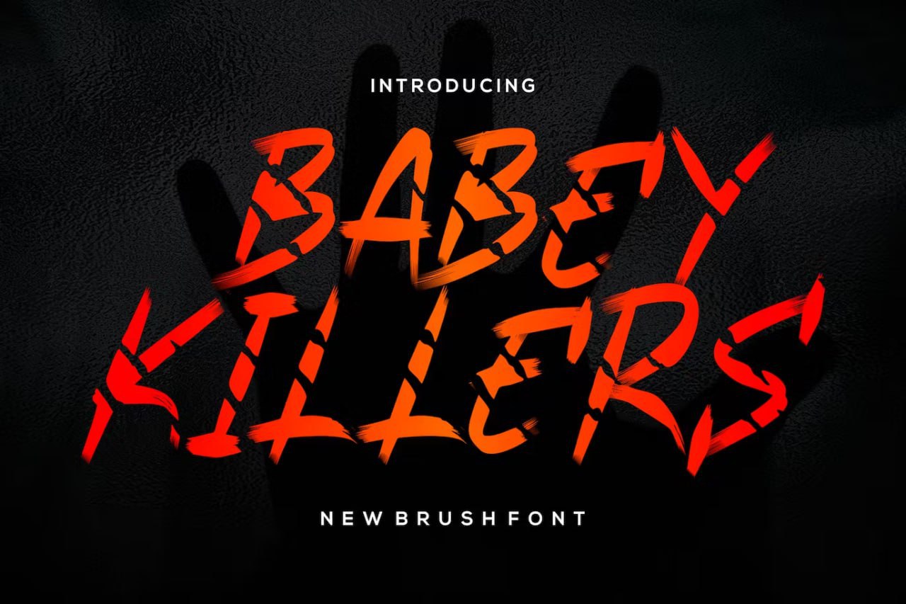 Download Babey Killers Free - Bold and Edgy Font Design