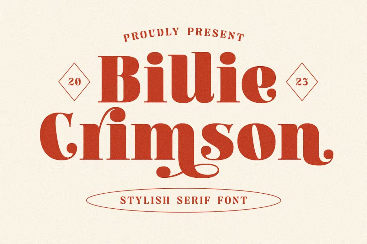 Download Billie Crimson Free - Bold & Stylish Display Font