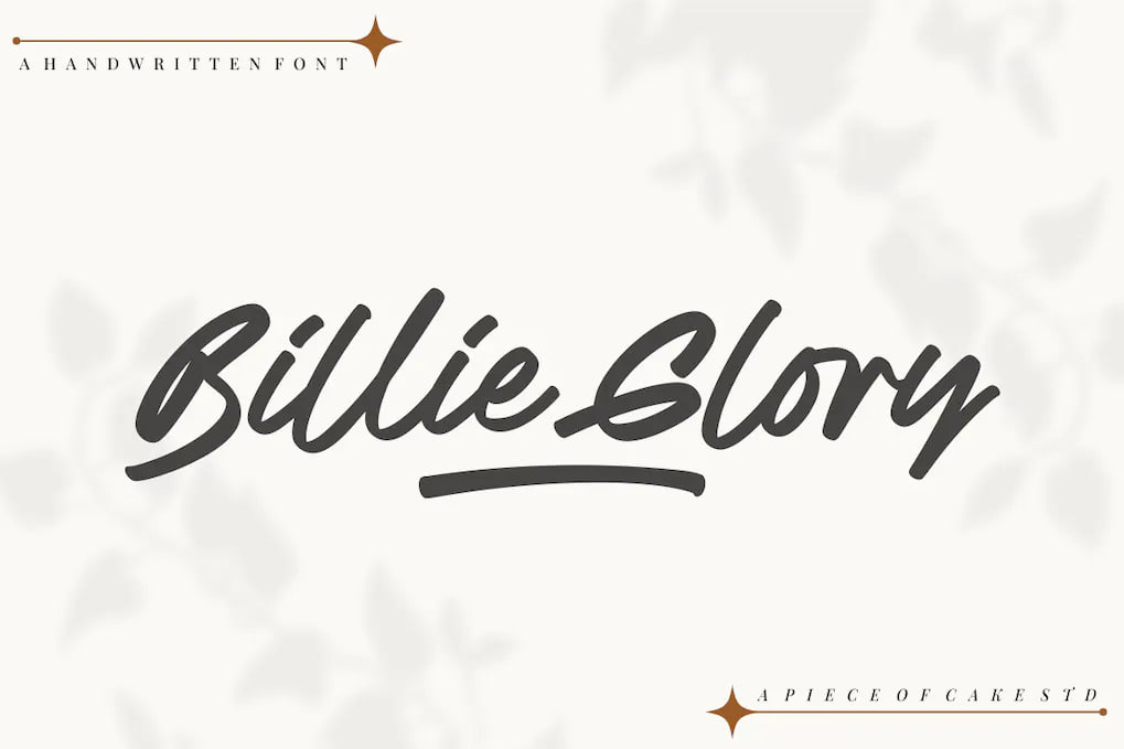 Download Billie Glory Script Font Free - Stylish Elegance