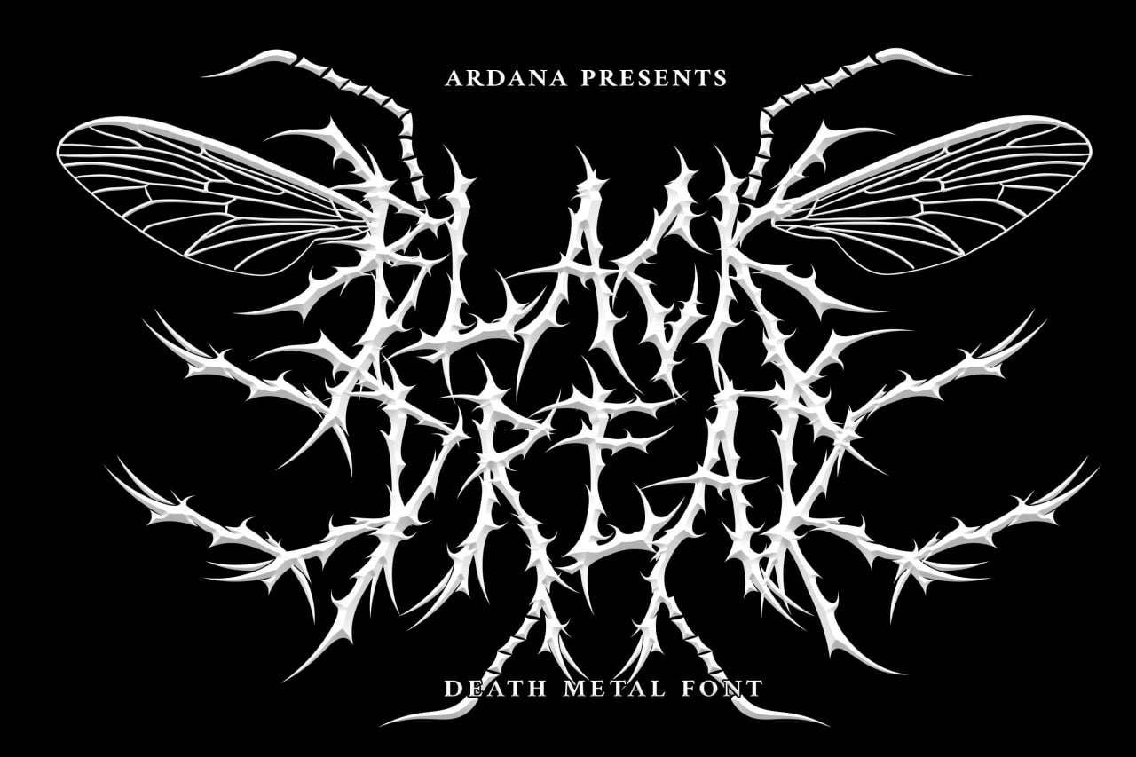 Download Black Dread Death Metal Font Free - Dark & Edgy Style