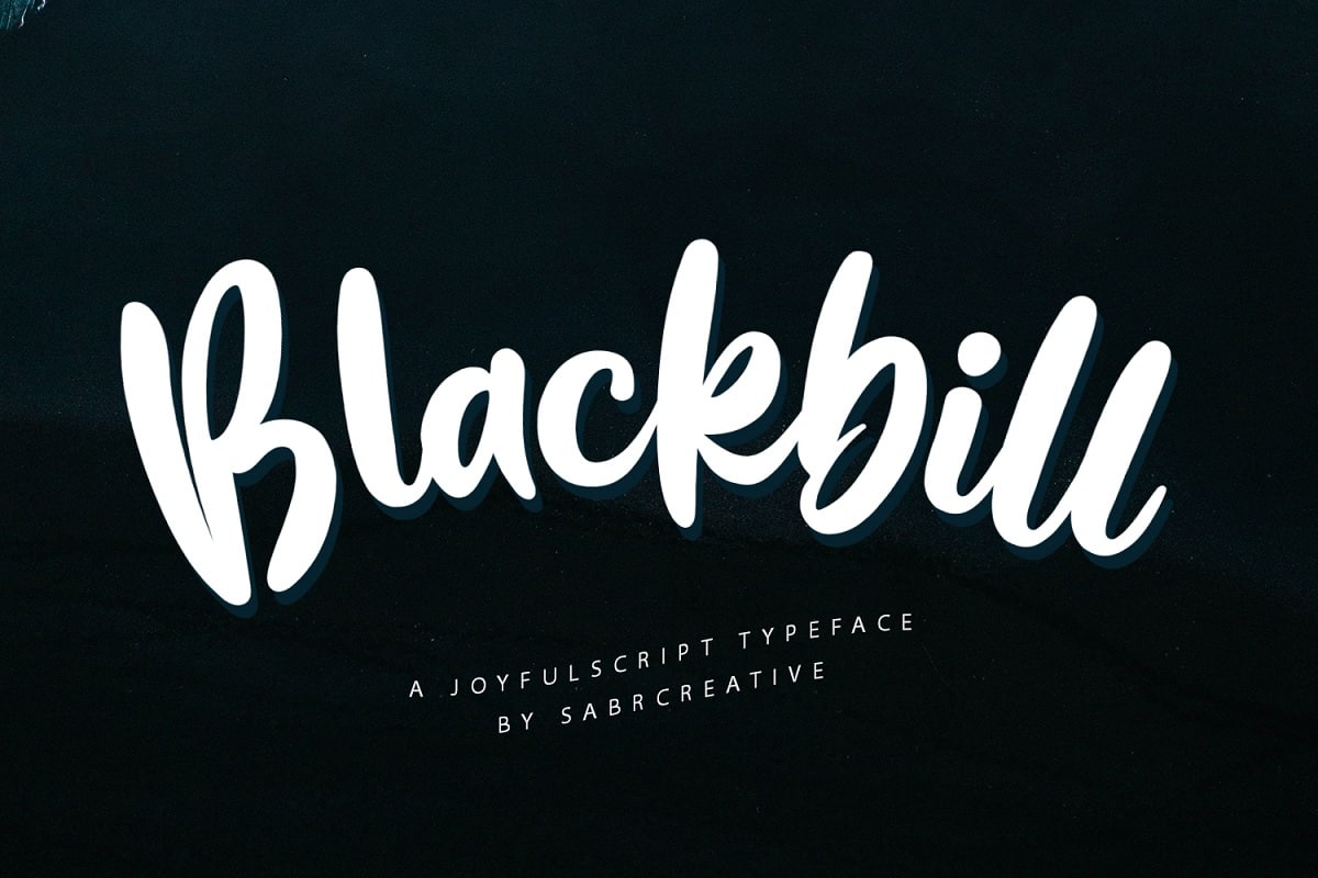 Kostenlose Blackbill Schriftart herunterladen - Modern und Zeitlos