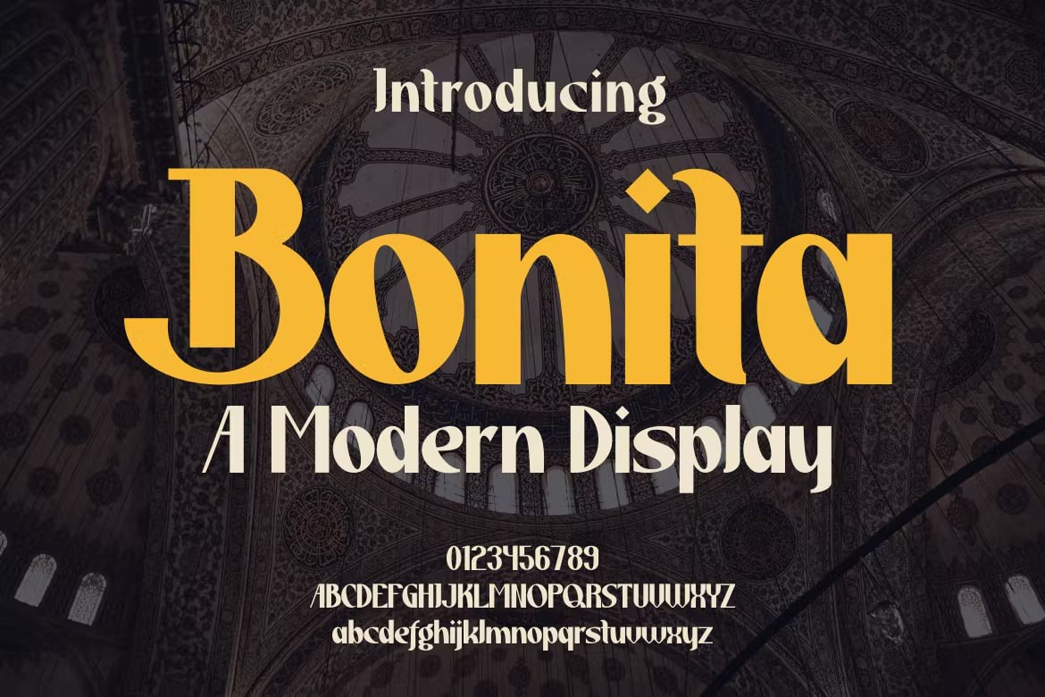 Download Bonita - A Modern Display Font for Free Now!