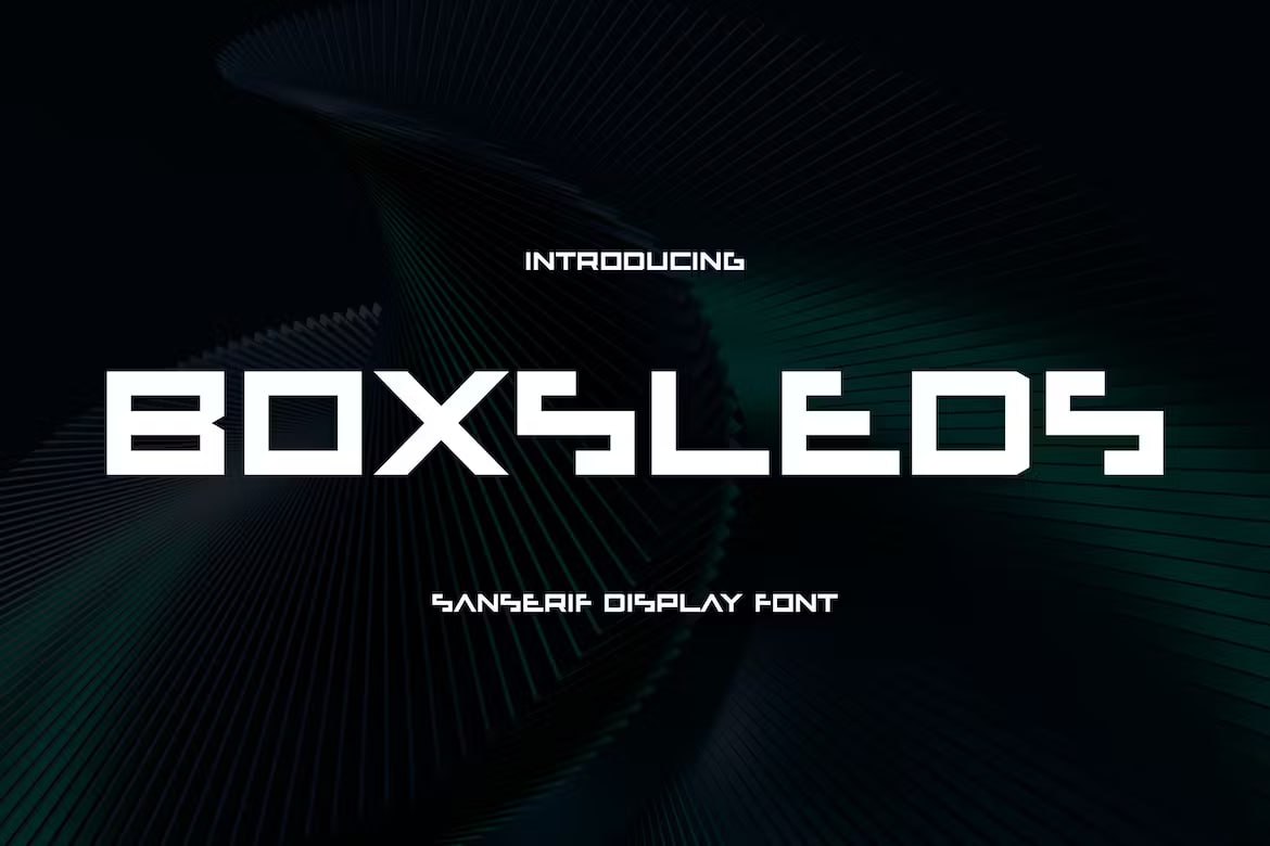 Скачайте бесплатно шрифт Boxsleds Font - стильный и современный выбор