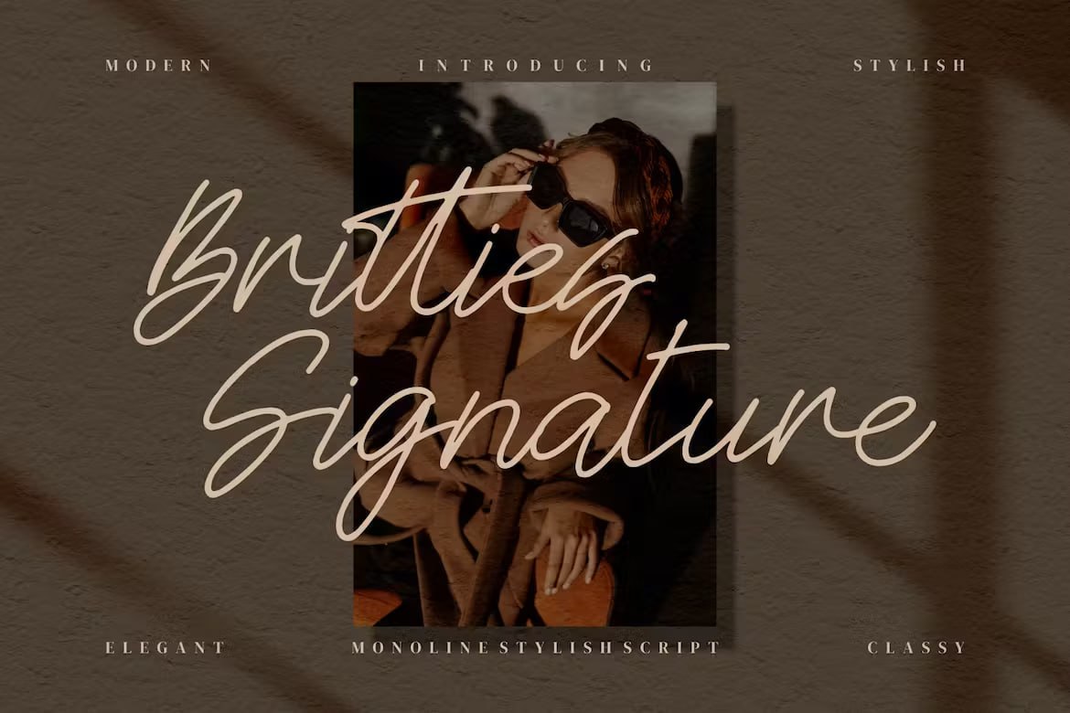 Download Britties Signature Font Free - Elegant Handwritten Style