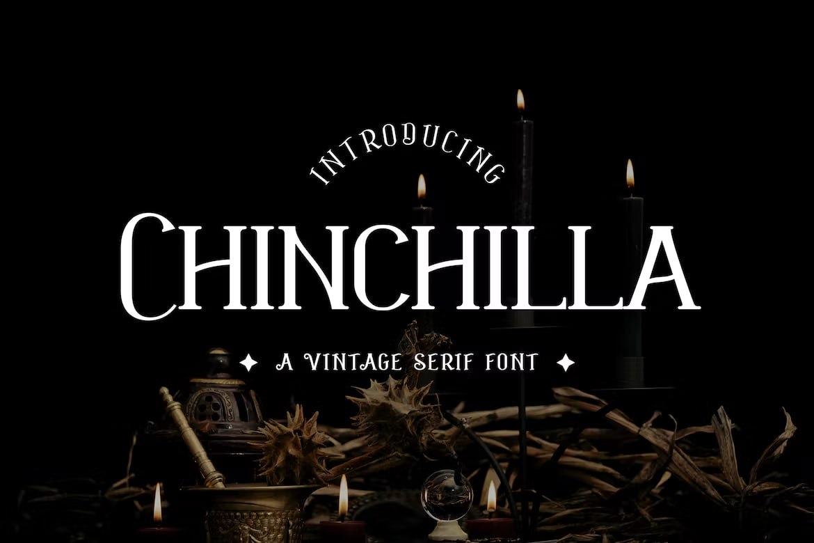 Скачайте бесплатно шрифт Chinchilla Vintage Serif – классика и изящество