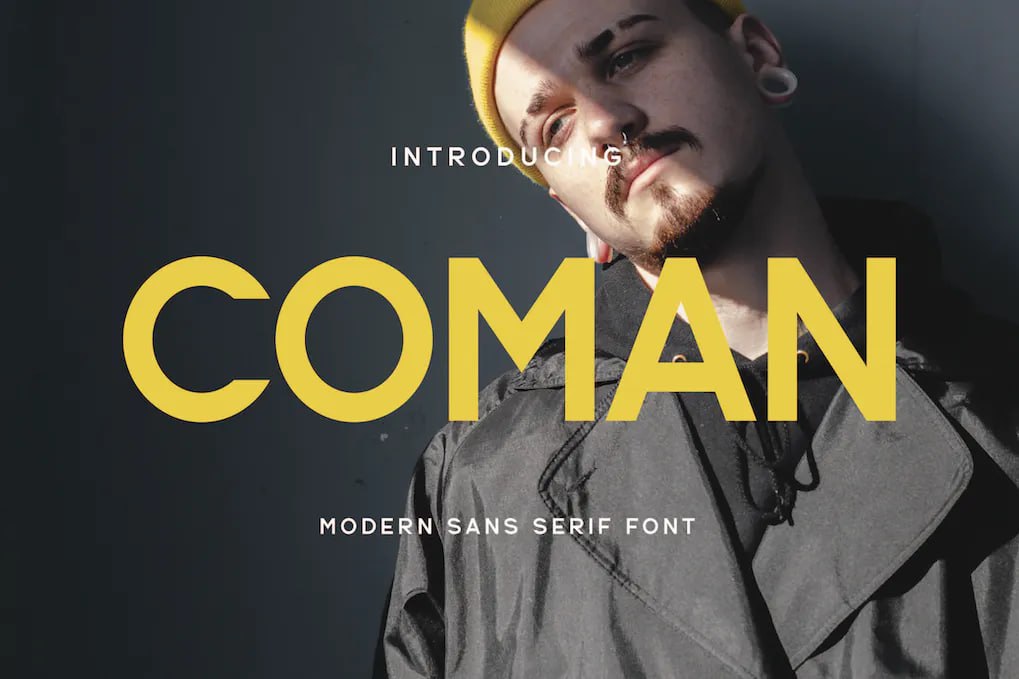 Kostenloser Download der Coman Modern Sans Serif Font – Zeitgemäße Eleganz