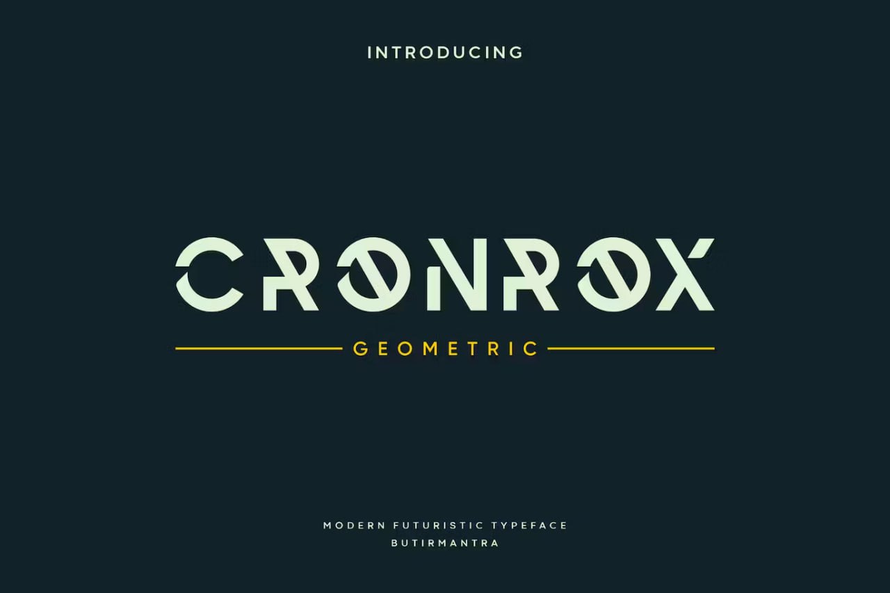 Download Cronrox Futuristic Font Free – Modern & Stylish