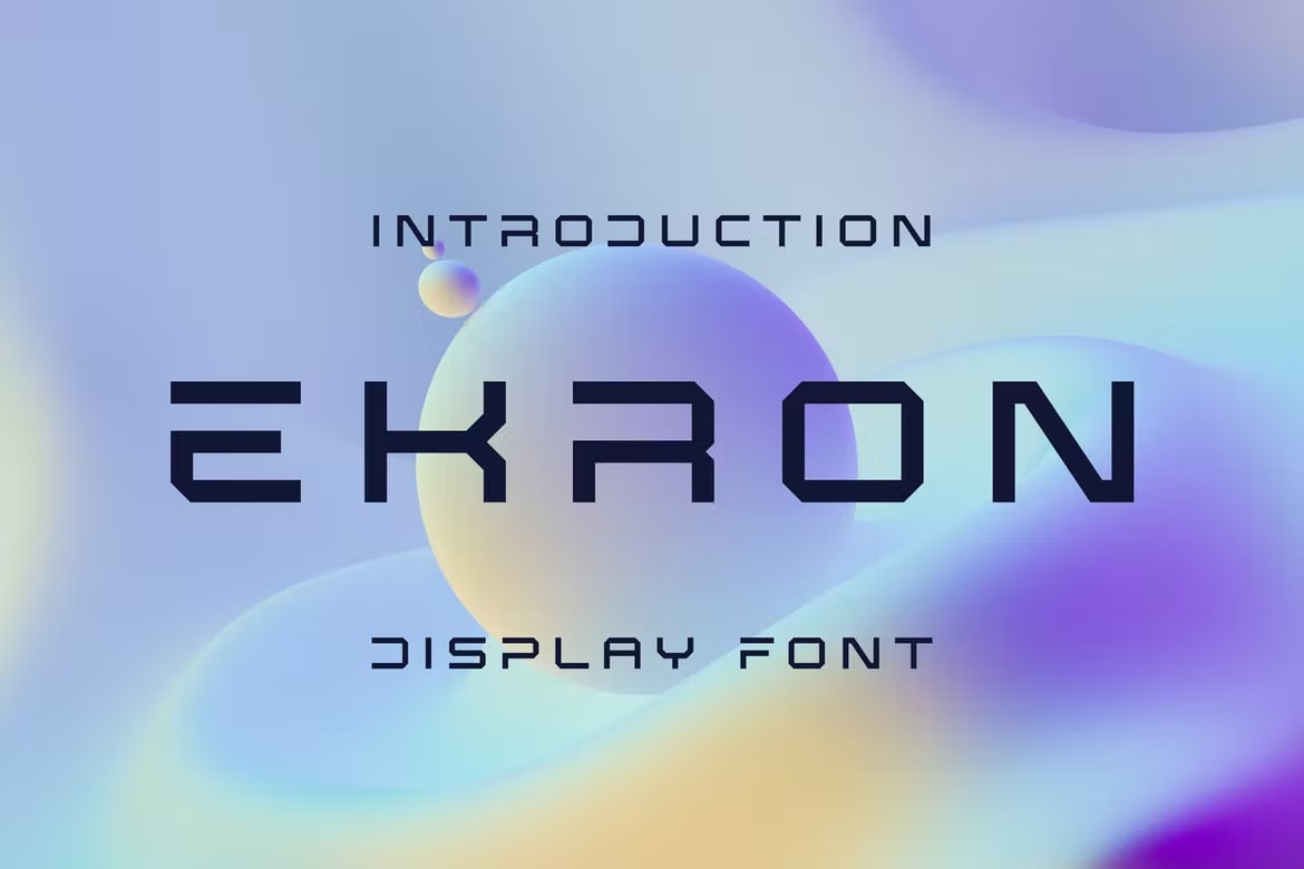 Скачайте шрифт Ekron Font - современный и стильный для вашего проекта