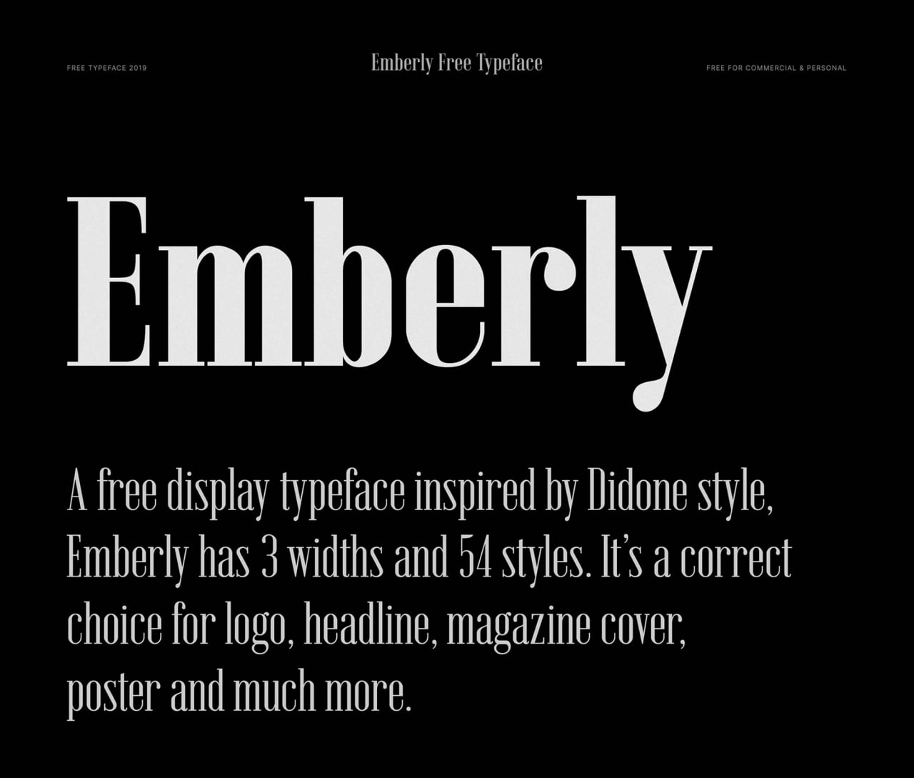 Download Emberly Font for Free - Elegant & Modern Style