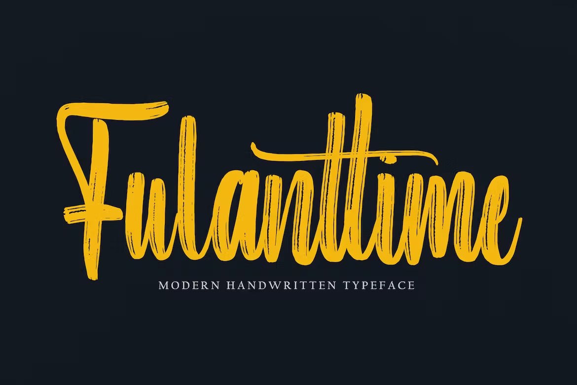 Laden Sie die Fulanttime Schriftart kostenlos herunter - Modern und Stilvoll