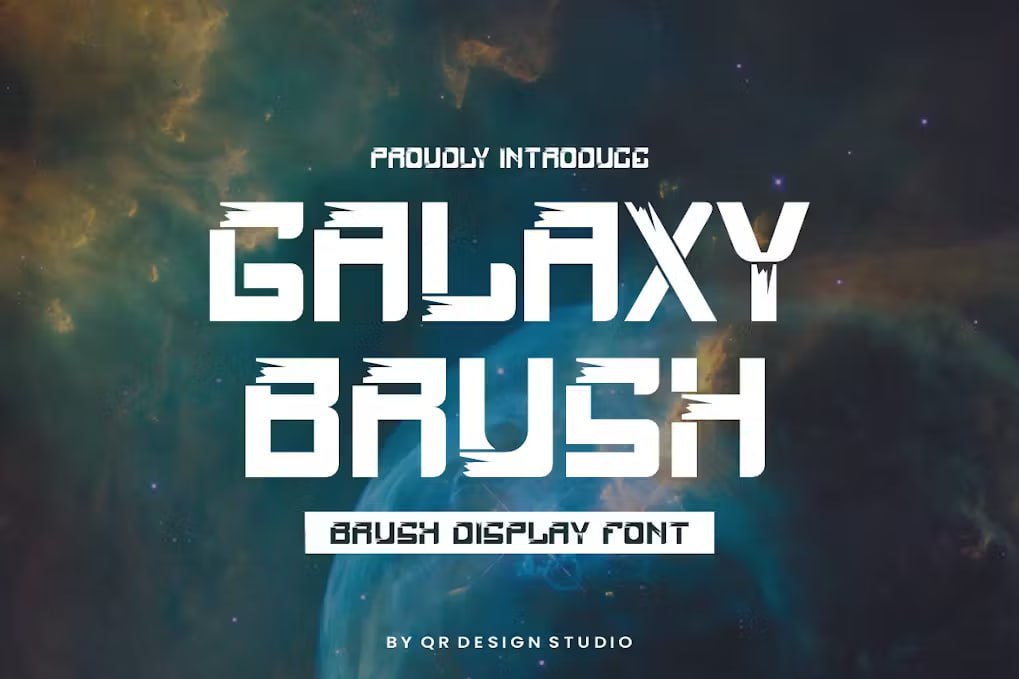 Download Galaxy Brush Font Free - Stellar Handwritten Style