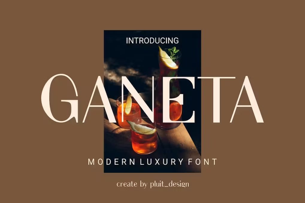 Download Ganeta Font Free - Modern Versatile Typeface