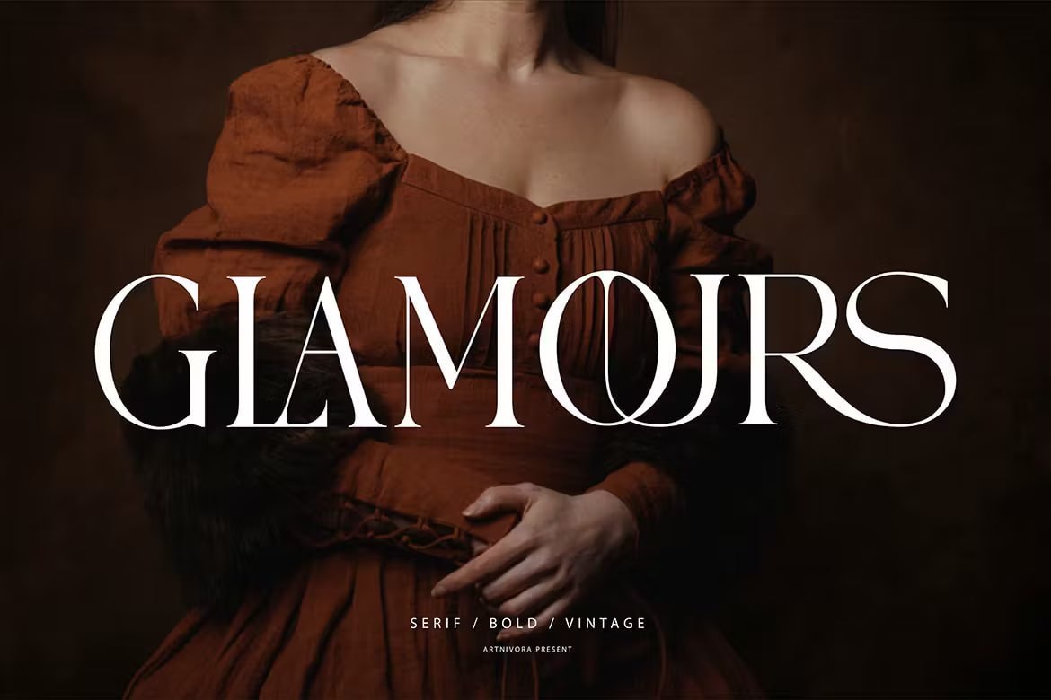 Скачайте Glamours Serif Font - стильный шрифт для вашего проекта