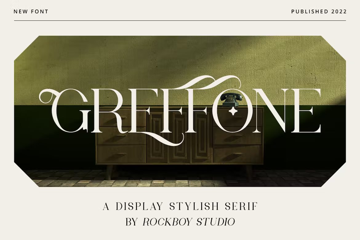 Download Greffone Modern Stylish Font Free - Trendy Design