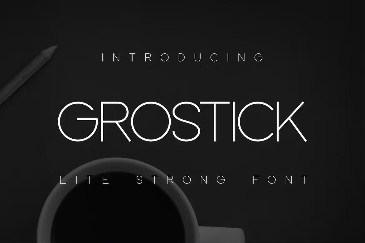 Скачайте Grostick Font - уникальный шрифт для креативных проектов