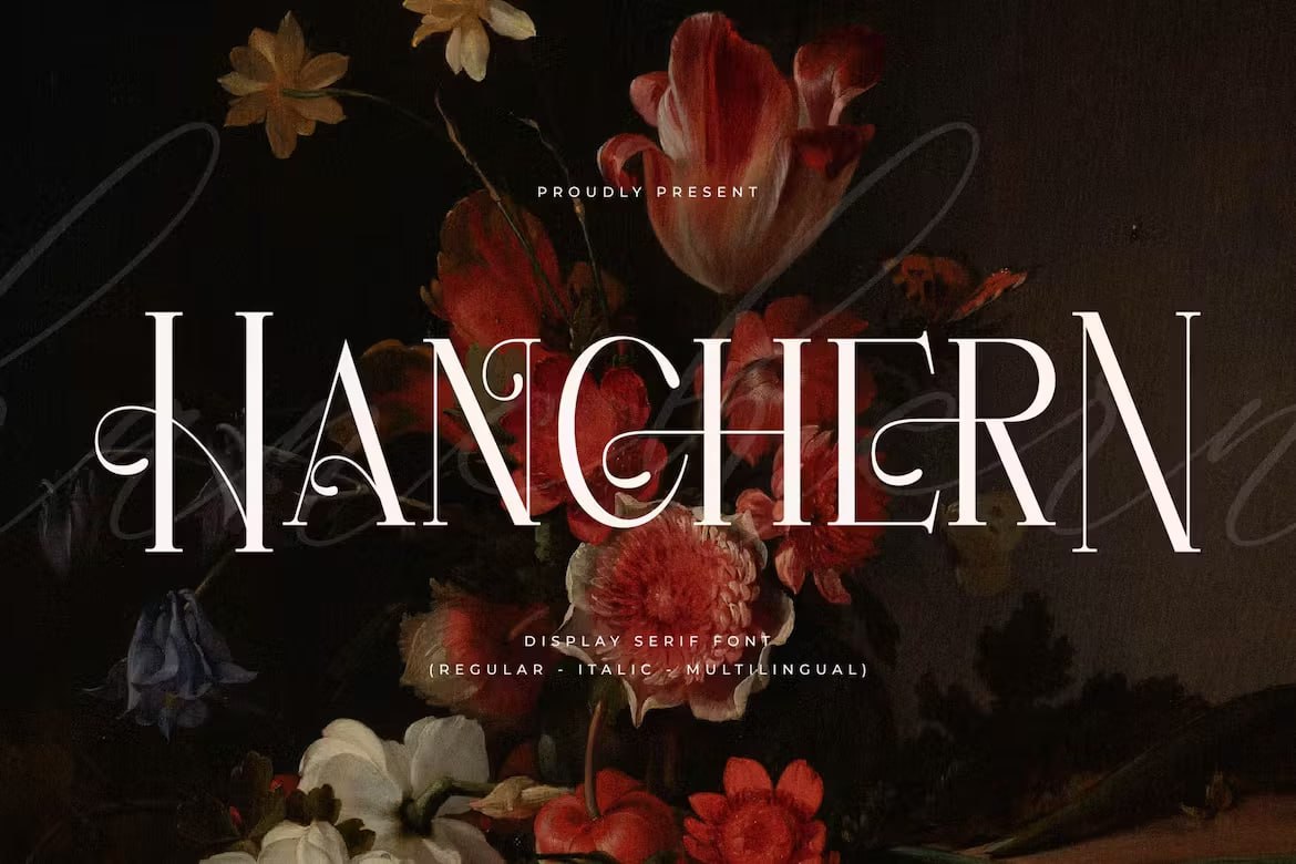 Download Hanchern Display Serif Font Free - Elegant & Stylish