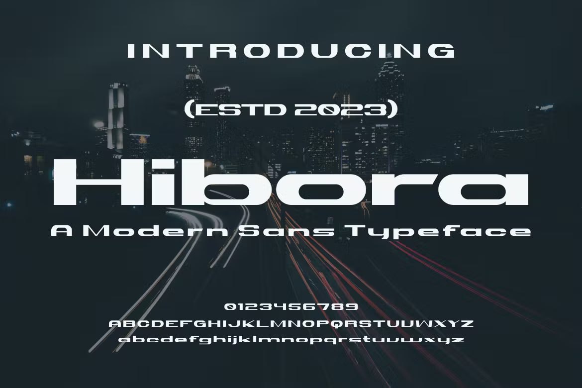 Download Hibora Font Free - Modern & Versatile Typeface