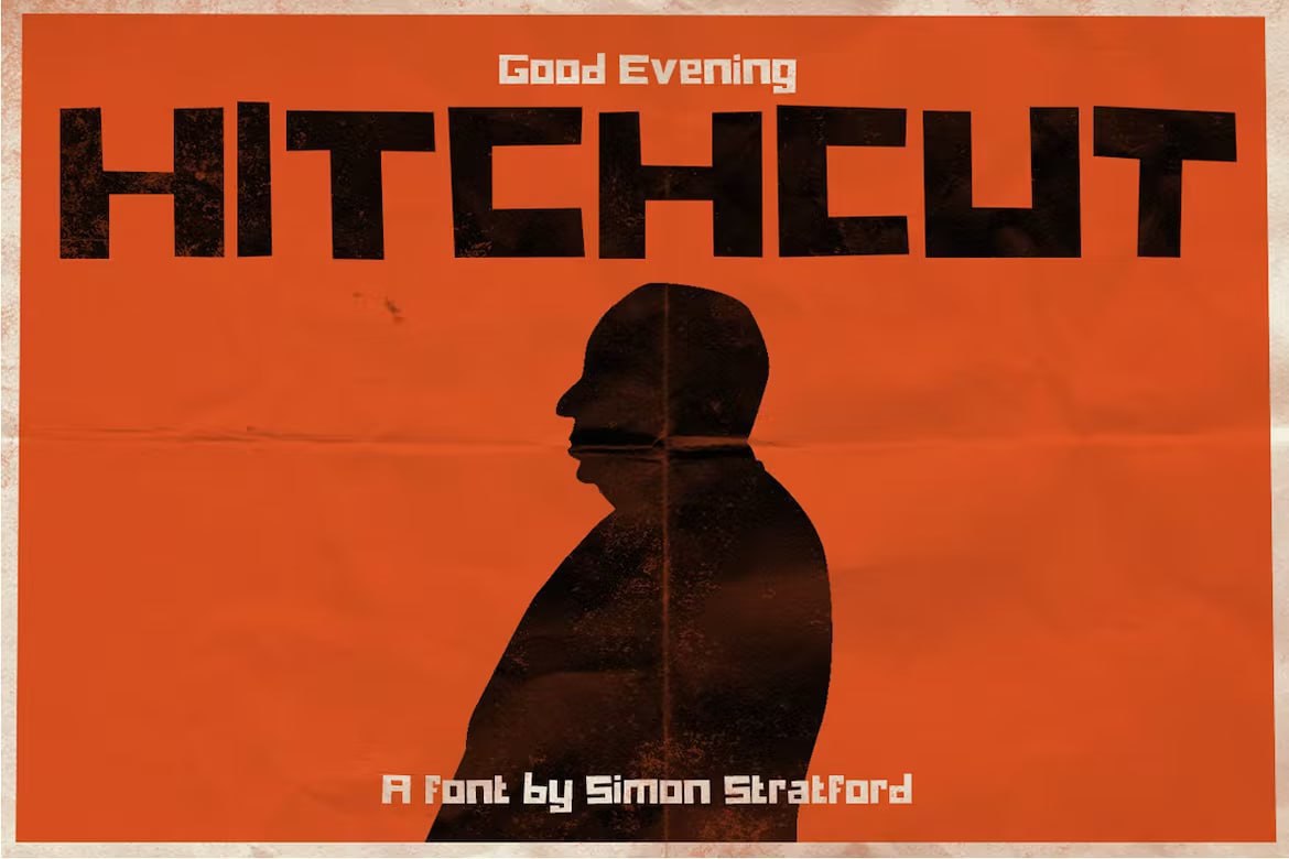 Download Hitchcut Font Free - Unique Modern Display Type