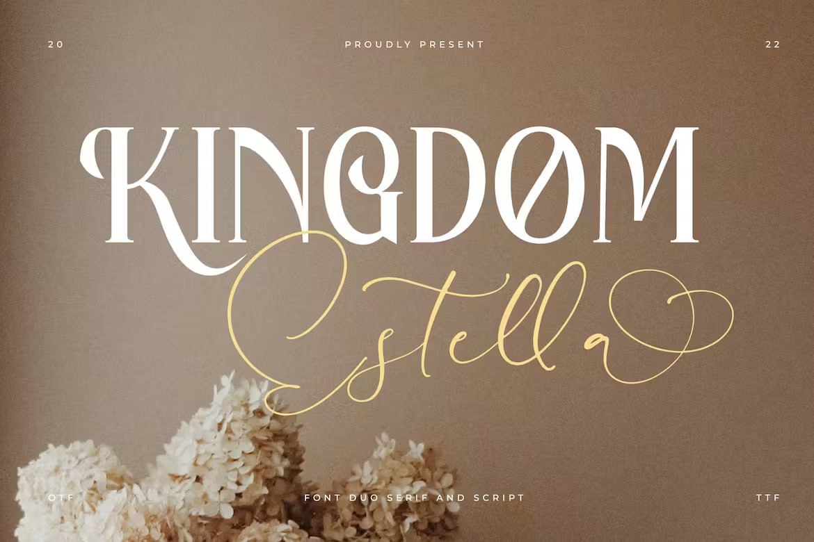 Download Kingdom Estella Font Duo for Free - Chic & Versatile