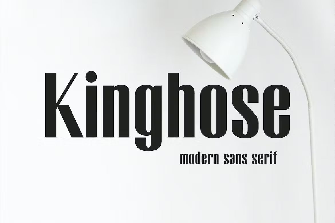 Скачайте бесплатно шрифт Kinghose Modern Sans Serif – стильный шрифт для вашего дизайна