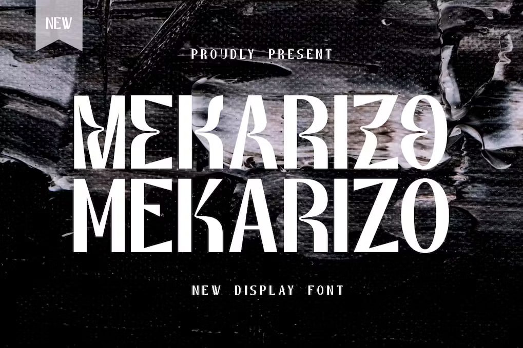 Kostenlos herunterladen: MEKARIZO Display Sans Serif - Moderne Schriftart für beeindruckendes Design