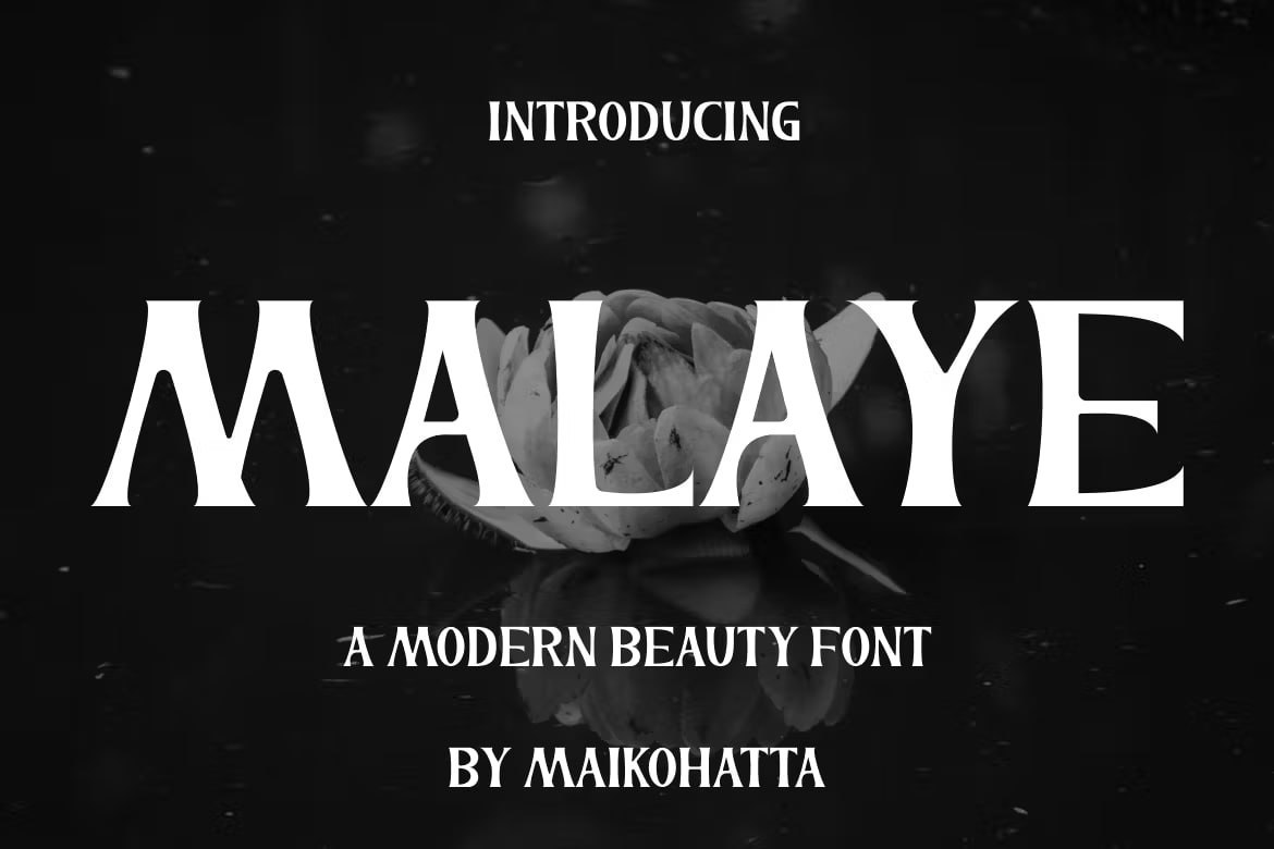 Скачайте бесплатный шрифт Malay Script - стильная типографика для творчества