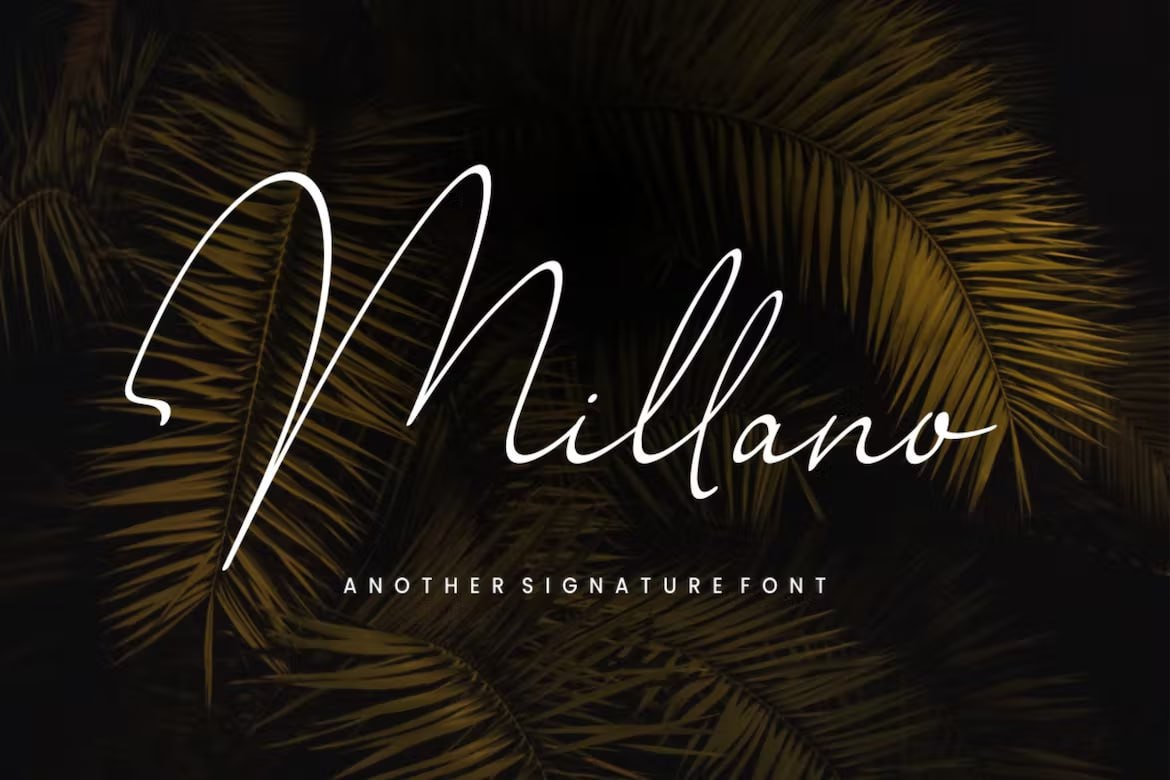 Download Millano Font Free - Elegant Modern Typeface