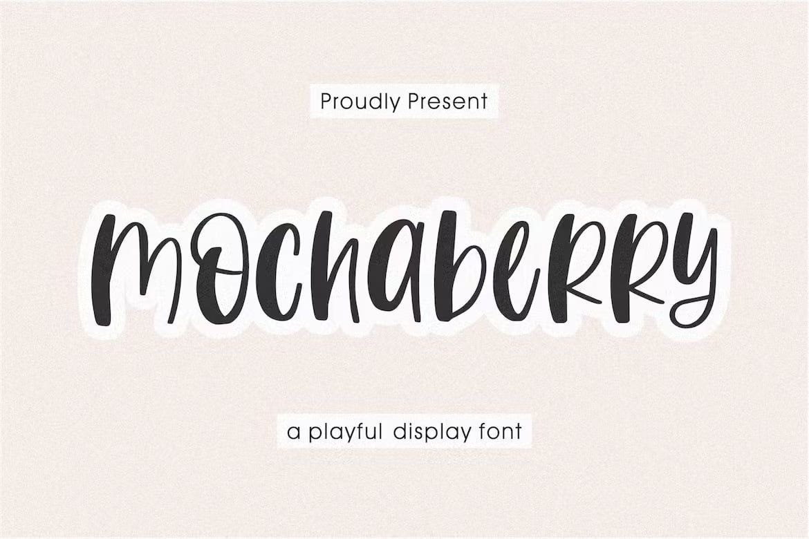 Jetzt Mochaberry herunterladen - Stilvolle Schriftart für kreative Designs