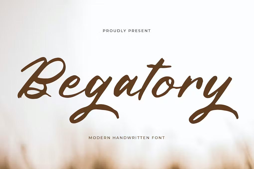 Download Begatory: Modern Handwritten Font Free for Creative Use