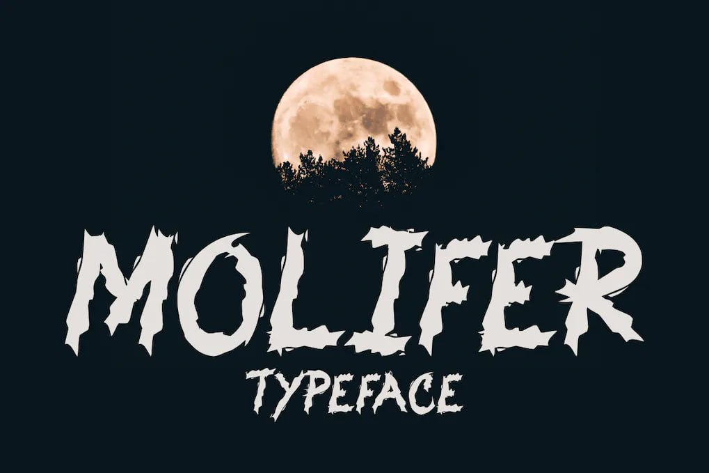 Скачайте бесплатно шрифт Molifer Font - стильный и современный