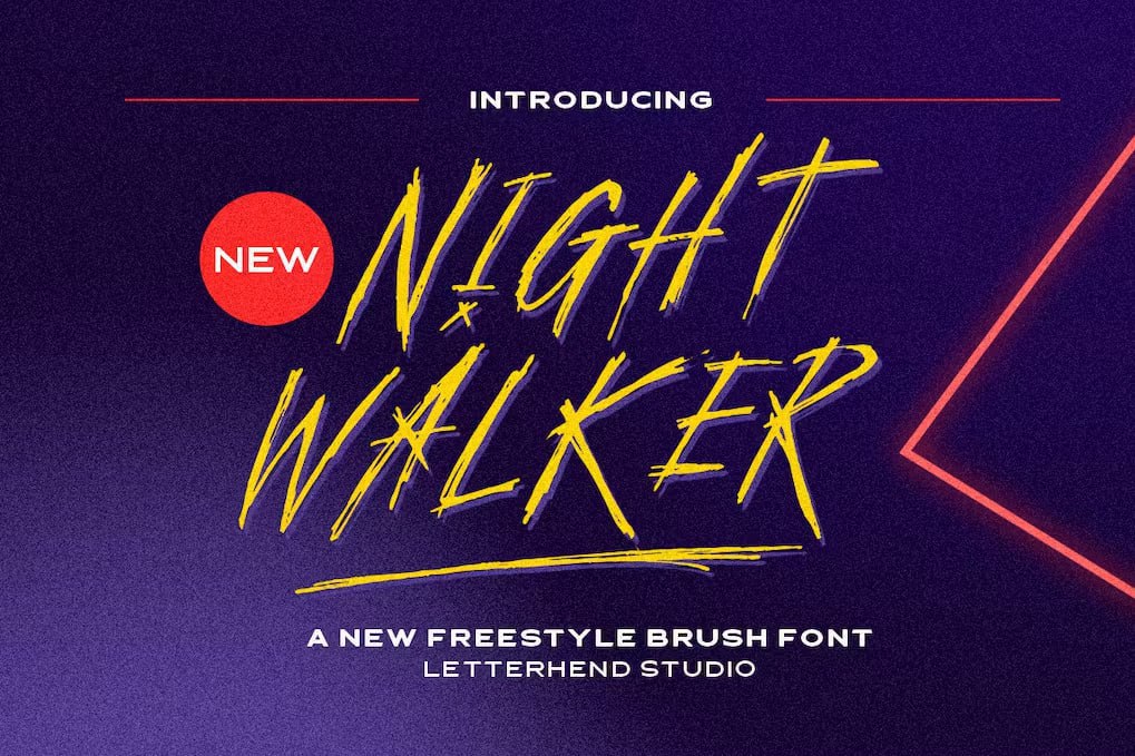 Night Walker Font - Download Free Urban Style Typeface