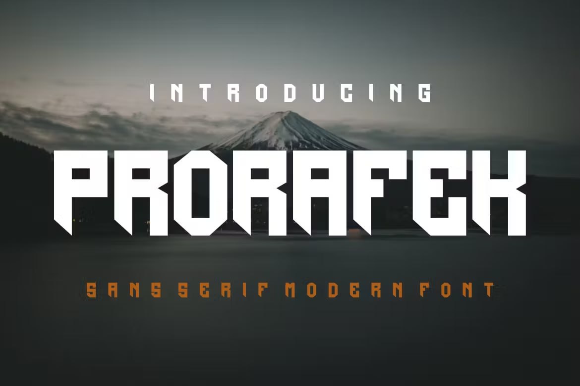 Download Profarec Free - Modern Font for Creative Designs