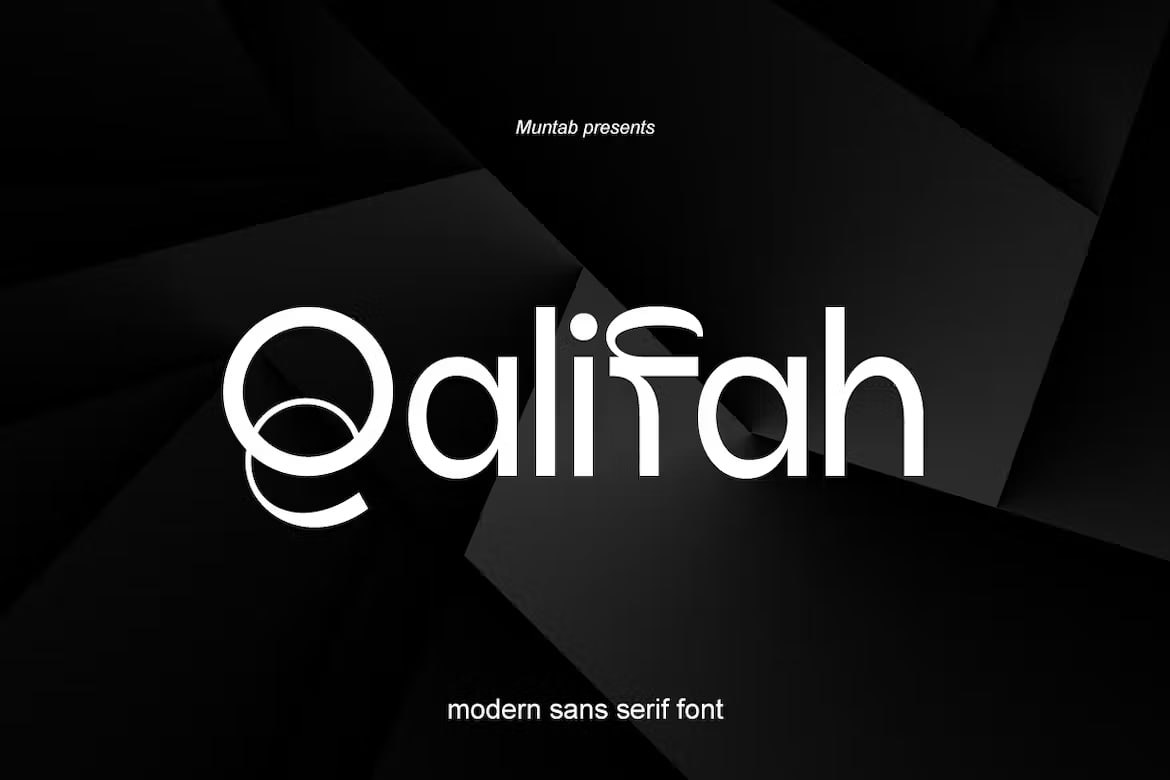 Download Qalifah Modern Sans Serif for Free - Stylish & Clean