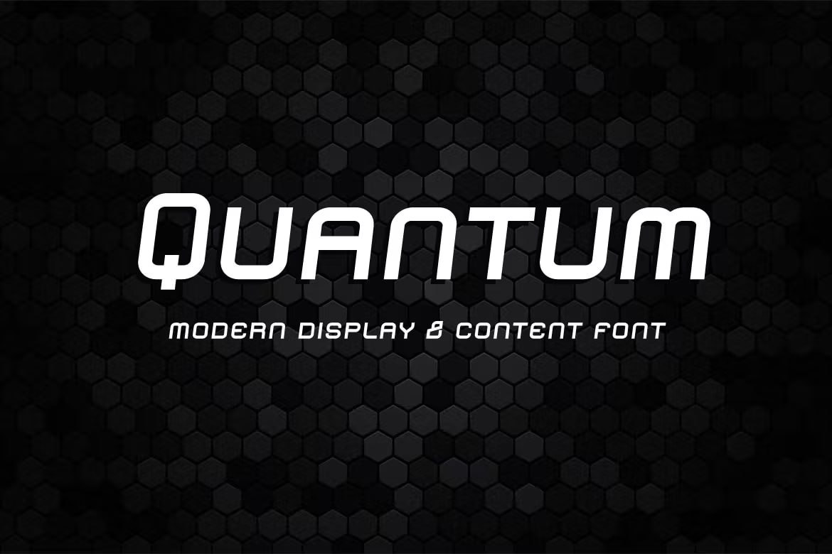 Скачайте Quantum Modern Font - стильный и современный шрифт бесплатно