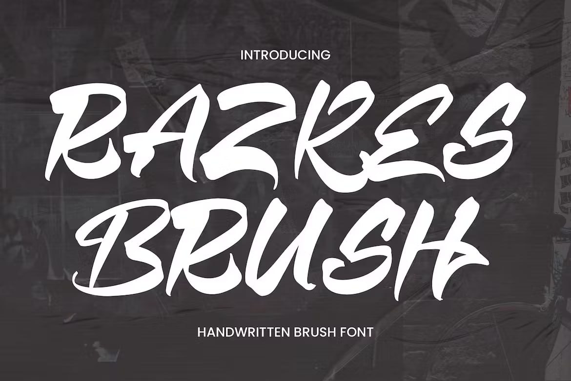 Download Razkes Brush Font Free - Stylish Handwritten Design