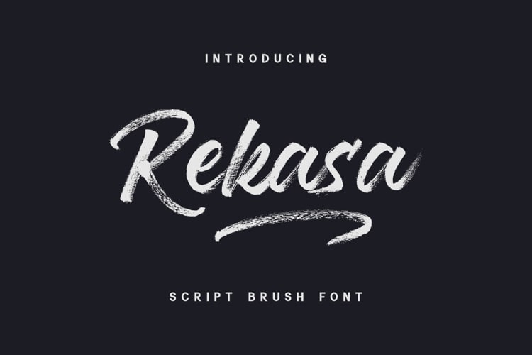 Скачайте шаблонный шрифт Rekasa Font - идеальный для творчества